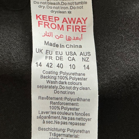 Nasty Gal 10 Faux Leather Bellbottom Flare Pants Lightening Bolt Bum Y2K Rock - Picture 9 of 9